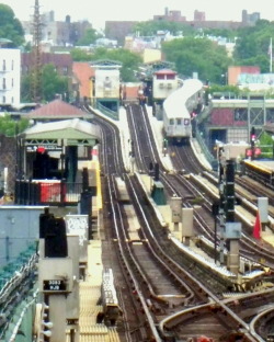 wanderingnewyork:  Looking down the tracks