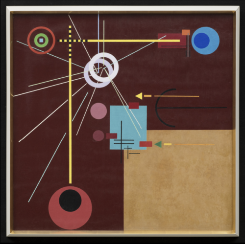 spacecamp1: Ed Garman, #276, 1942, Oil on masonite, 30 x 30 in.
