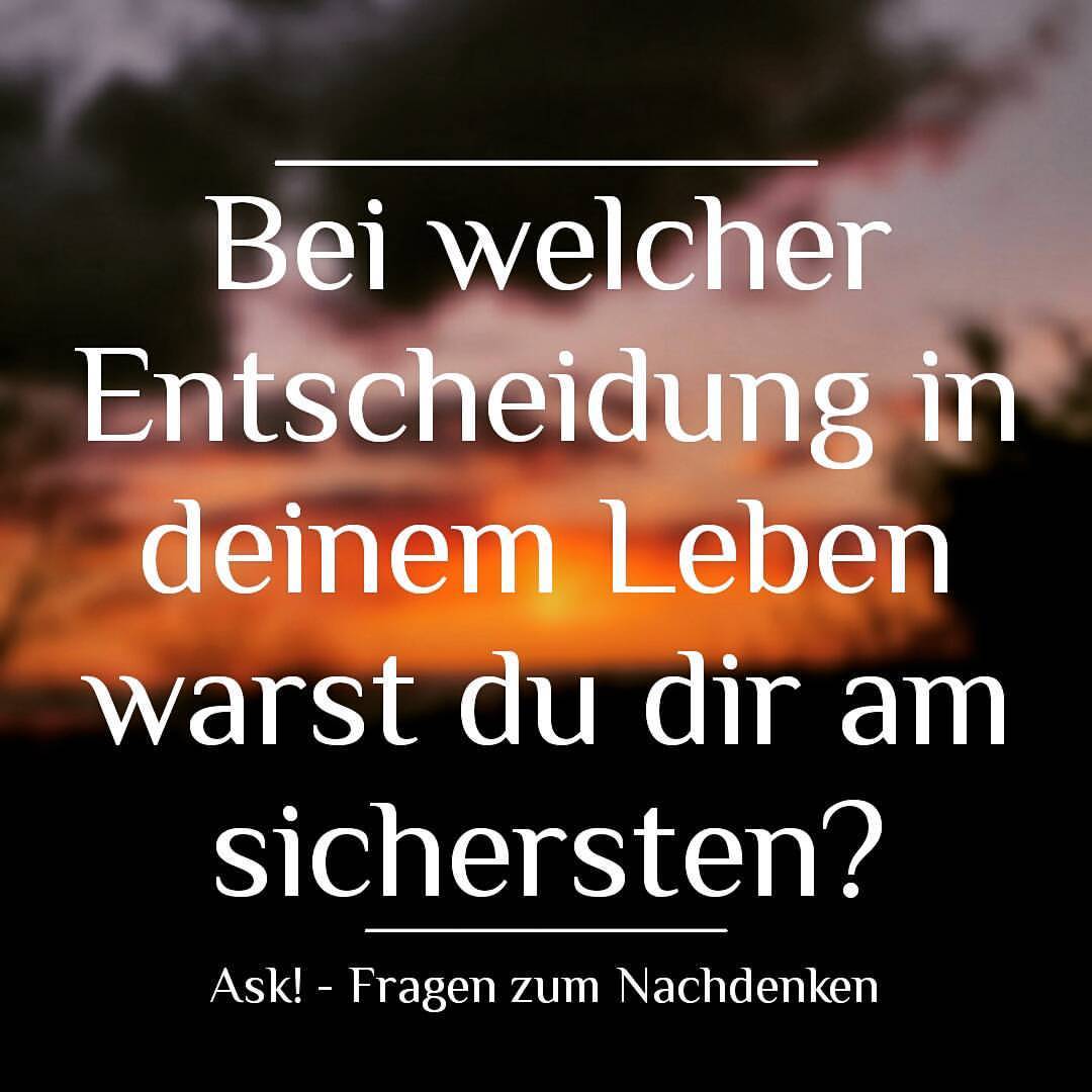 Fragen Zum Nachdenken