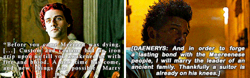 Daenerys Targaryen + A Few Of The Endless Scenes (from Multiple Seasons) In Which Her Show Version Was