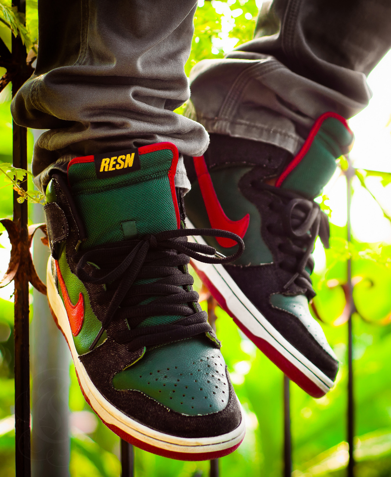 Nike SB Dunk High 'Gucci' (by whoretaleza) – Sweetsoles – Sneakers, kicks  and trainers.