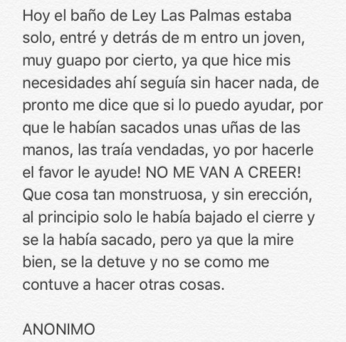 Otro mas! Confesiones manda la tuya, anonimo completamente.