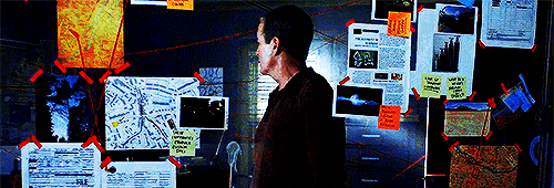 stilinskikissme:I found the red string for his crime board.Finally, his whole room came back, and al