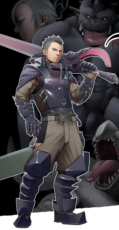 baraearthbender:  heroicmaleobjectification:Granz the Dark Knight - by Mentaiko  *o*