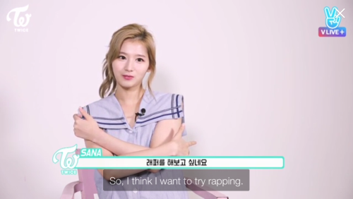etherealtwice:  sana got swag
