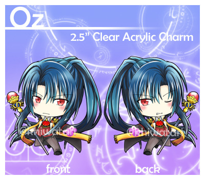 darkness-studios:Preorders for our new acrylic charms are open! Discount on every 3 charms and you c