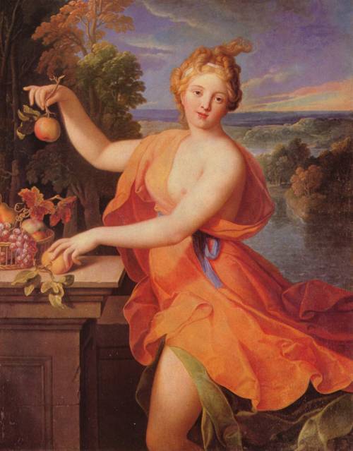 historyfilia:PomonaPomona was the uniquely Roman goddess of fruit trees, gardens, and orchards, and 