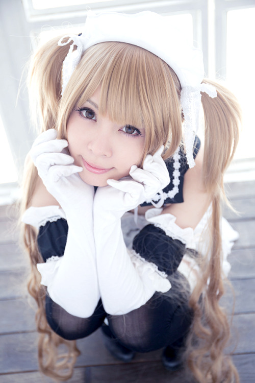 cosplaygirl:  ろきさんはTwitterを使っています: “ガーターニーハイ♡これごしゅ Photo：けーたろ氏( @ketaro_ovn ) きりのん氏( @kirinon5d3 ) #いいニーハイの日 http://t.co/ZEv4gTY4PS”