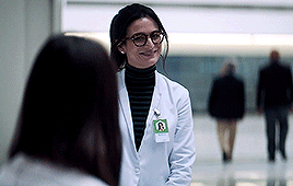 slatesource:You know what they say - science never sleeps!Jenny Slate as Dr. Dora Skirth in Venom (2