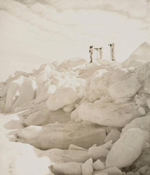 dame-de-pique: Carl Gustaf Rosenberg - På utkik efter säl, Bottenviken, 1936