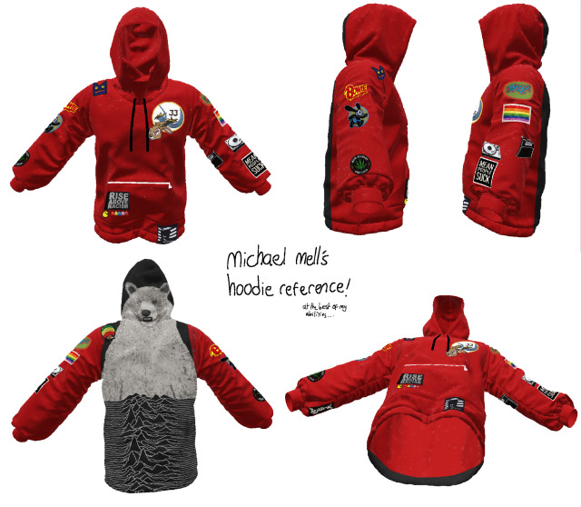 MICHAEL MELL 2019 HOODIE REFERENCE hello i m sorry i ll be back to my usual object show art shit soon i promise BUT i. ikilledtvguy on Tumblr