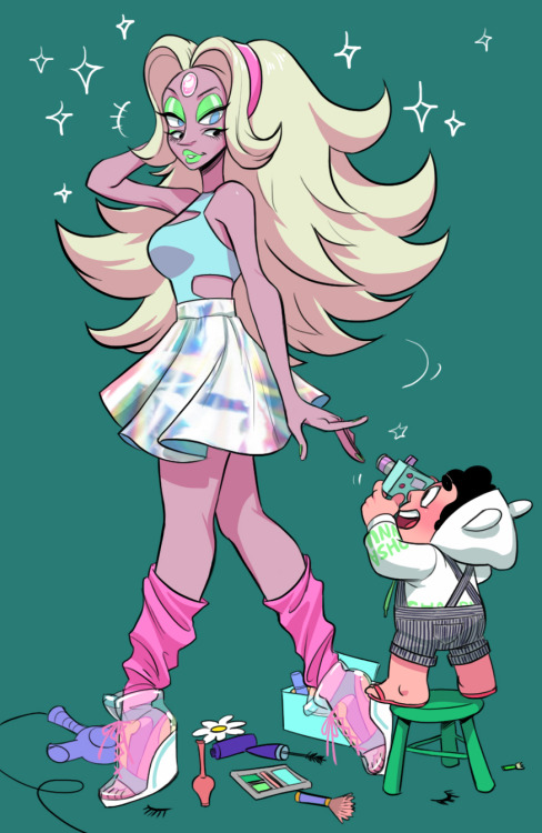 c2ndy2c1d:  More fashion fun with Steven but this time with more fusions~  fusion babes~ ;9