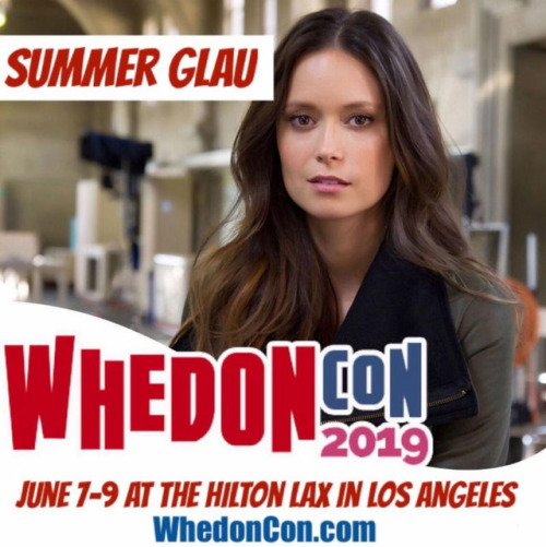 BREAKING: Summer Glau joins WhedonCon 2019!Also! We have a Tax Day sale running on Monday, April 15t