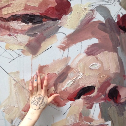 ellysmallwood:
“ 5ftx4ft, hand for scale
”