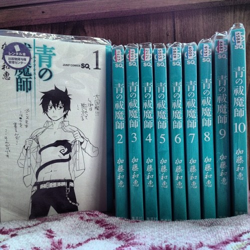 &ldquo;Ao no exorcist vol.1~10&rdquo; #rent #500yen #1week #aonoexorcist