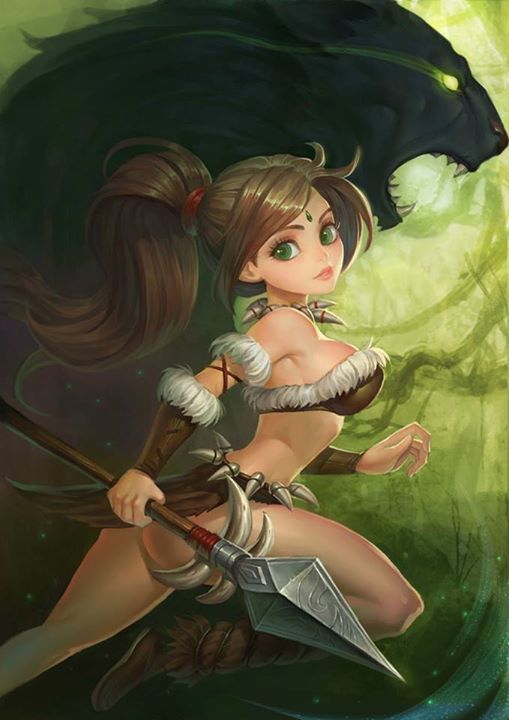 league-of-legends-sexy-girls:  Nidalee 