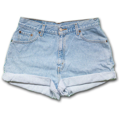 High waisted cut off jean shorts