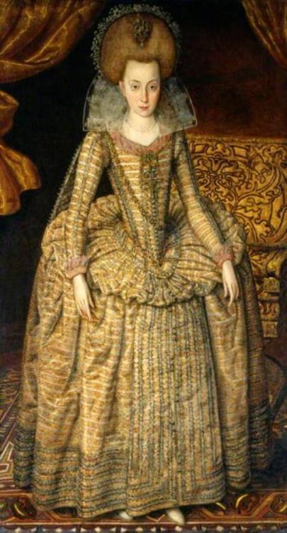 Princess Elizabeth Stuart of England, Queen of Bohemia, 1596-16621. 1603 (age 7)2. By Nicholas Hilli