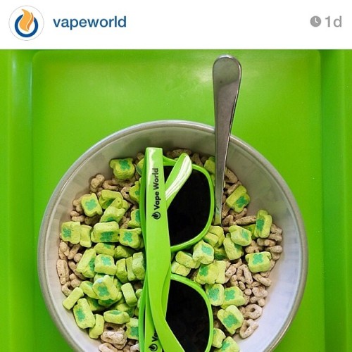 weedporndaily:  Thank you @vapeworld 💕✨💕 I am so excited to wear my new #green #shades for more than just  #stpatricksday by mrswpd http://ift.tt/1hhvNmE
