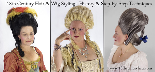 Kendra, of the fabulous Demode, is writing a book about 18th century hairstyles!  And not only is it