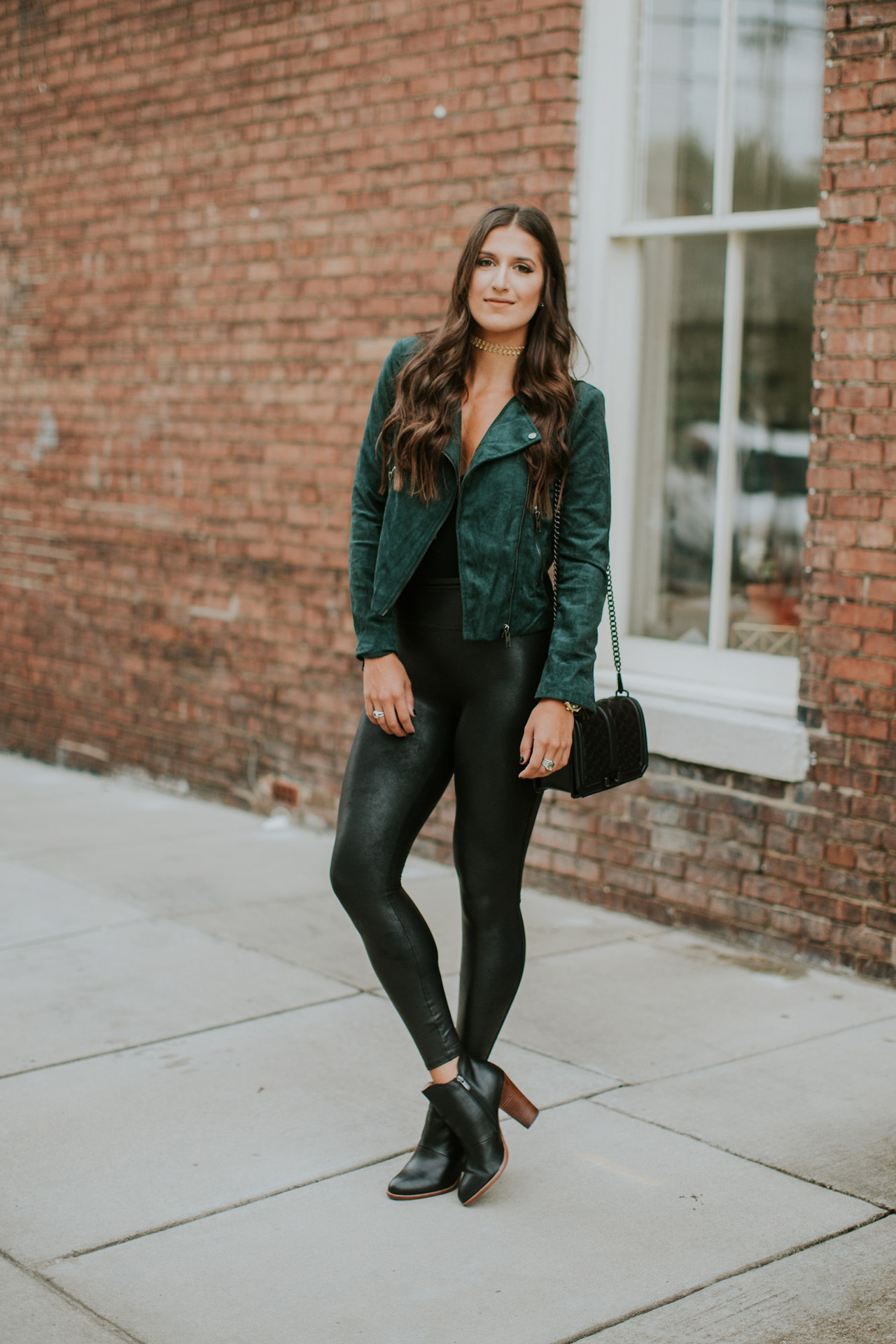 inactive = — SPANX Faux Leather Leggings