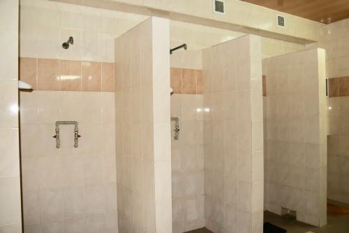 A selection of shower rooms from the dormitories of the Ukrainian State University of Food Technolog