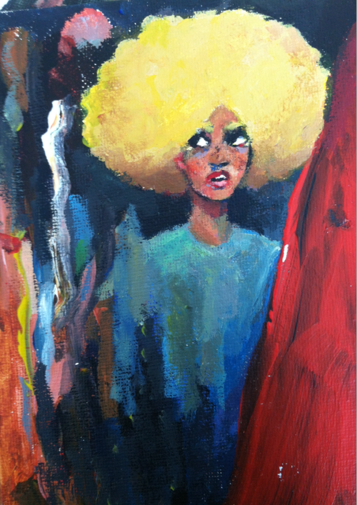 motorizedlollipops:experimenting w enjolras in acrylic from several months ago!! they’re not finishe