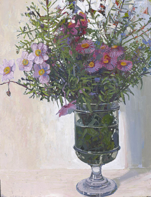 the-paintrist: huariqueje: Japanese Anemones and Michaelmas Daisies - Francis  Hamel 2009 Franc