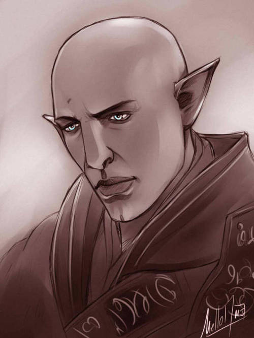 mellorian-j:Sketch of Solas