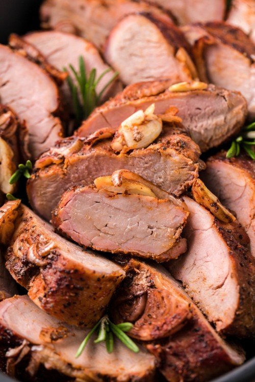 Grilled pork tenderloin