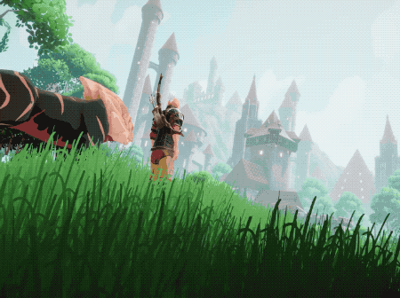 alpha-beta-gamer:Skyclimbers is a stylish open world action RPG where you tame monsters that evolve 