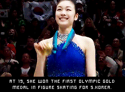edge-triggered:  Olympic Parallels | Yuna Kim and Yuzuru Hanyu⇒ requested by anon 