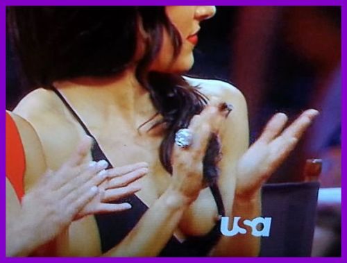 nude-celebz:  WWE Diva BrieBella nip slip on Raw ;>