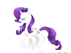 dress-horse:Rarity by ari1209 =3