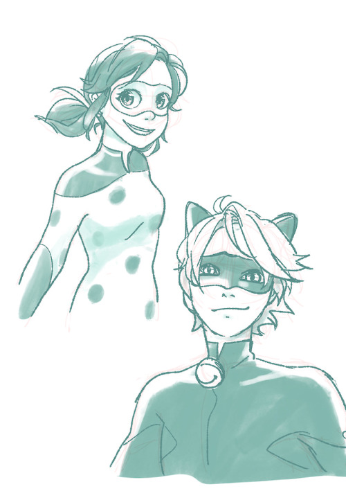 lily-frog-trash: a sketch from a while ago i like redesigning ladybug’s suit