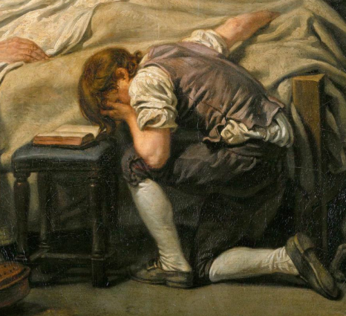 Jean-Baptiste Greuze The Punished Son (detail), 1778