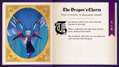 sorikueverafterzine:Today’s feature is from the poem The Dragon’s Charm, written by KimliPan and ill