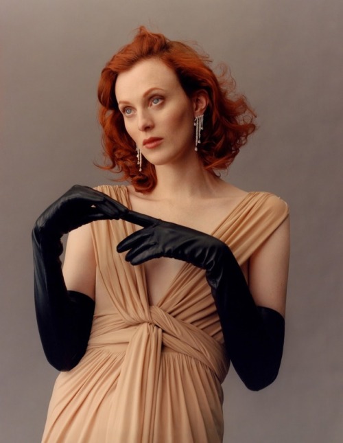 designerleather: Karen Elson by Jamie Hawkesworth  for This Is Tiffany Magazine #05 SS 2017