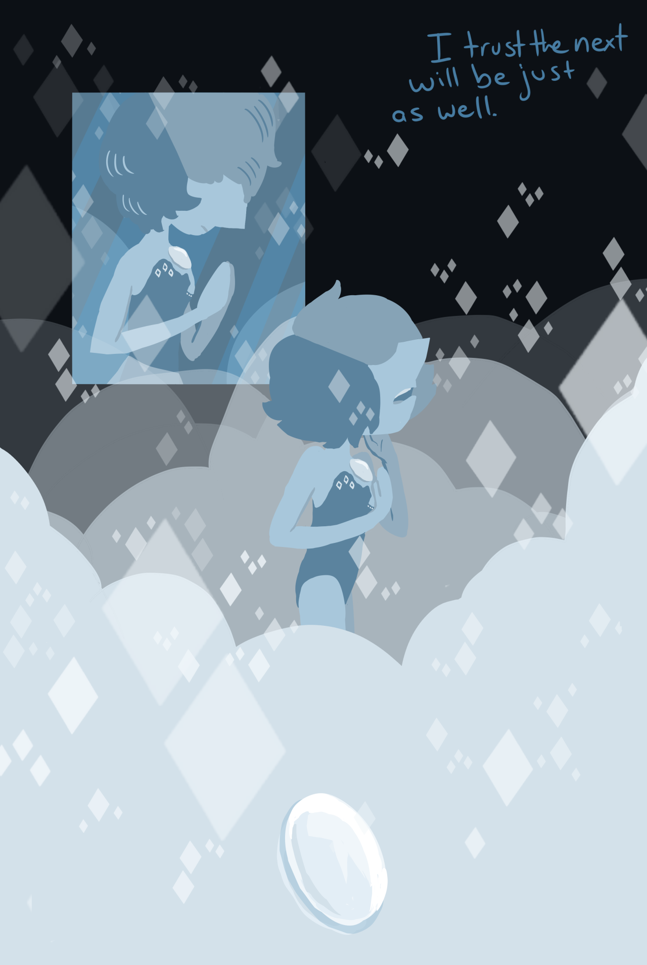 roodleday:  Blue Pearl…   A short comic I made after thinking about  this post.