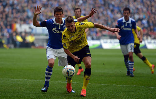 Lukasz’s first derby goal, 14.04.2012. He equalised to make it 1:1 and then Kehli scored Dortm