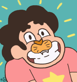 thecrystaldorks:  Day 4: Steven who doesnt love him with the Tiger Millionaire mask? you cannot resist his cuteness