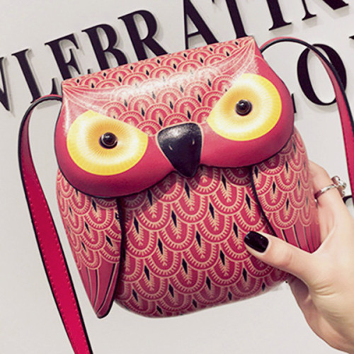 romanticandsadone:Cartoon Owl Shape Shoulder BagsFind more cute cartoon bags here!!!15% Off discount