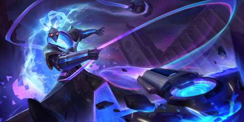 Pulsefire Caitlyn, Lucian & Thresh - Legends of Runeterra Splash Art