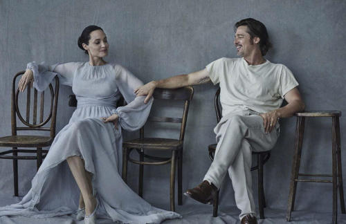 Les Beehive – Angelina Jolie and Brad Pitt by Peter Lindbergh for Vanity Fair Italia, November