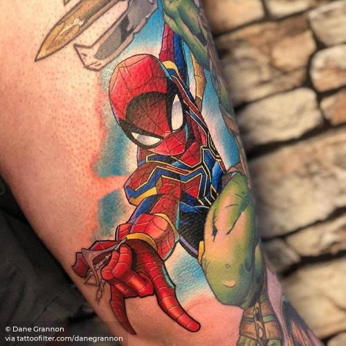 By Dane Inks, done in Hull. http://ttoo.co/p/36171 big;cartoon;comic;daneinks;facebook;fictional character;film and book;marvel character;marvel;patriotic;spider man;thigh;twitter;united states of america