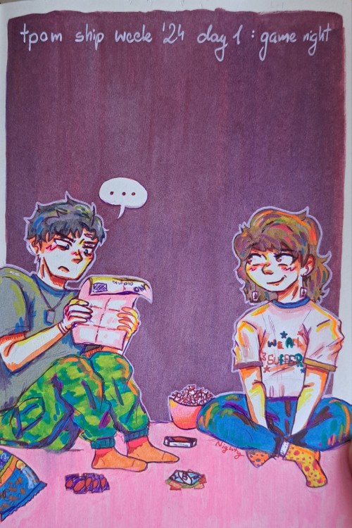 So Here We Are, The First Piece For Tpom Ship Week =w=