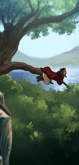 otterbender:  The Legend of Bumi falling off of stuff. 