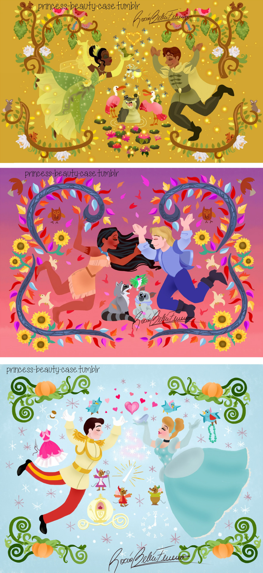 missharpersworld:  princess-beauty-case:  Hi!!!  These are all my drawings of Disney