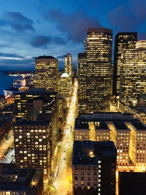 View of Seattle from the Smith Tower.