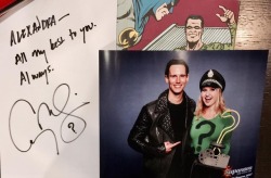 ashamedofmybrain:I can’t believe I actually met Cory Michael Smith! He was so nice and let me retake the photo because I blinked in the first one! Supanova was such a fantastic con and even though I still have massive blisters all over my feet and can’t